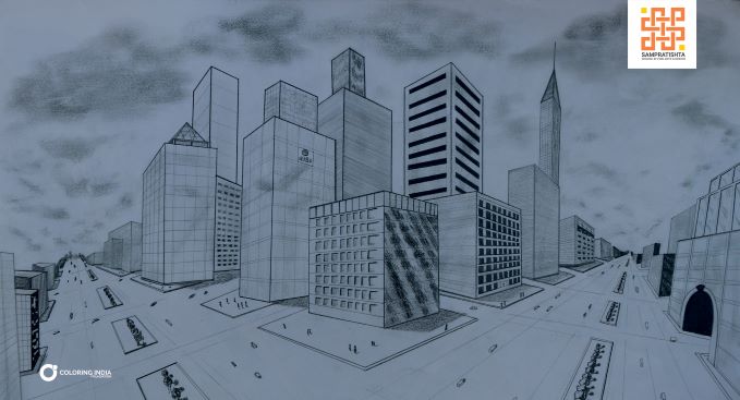 TWO-POINT PERSPECTIVE DRAWING